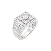 Square Baguette Moissanite Ring Size 9